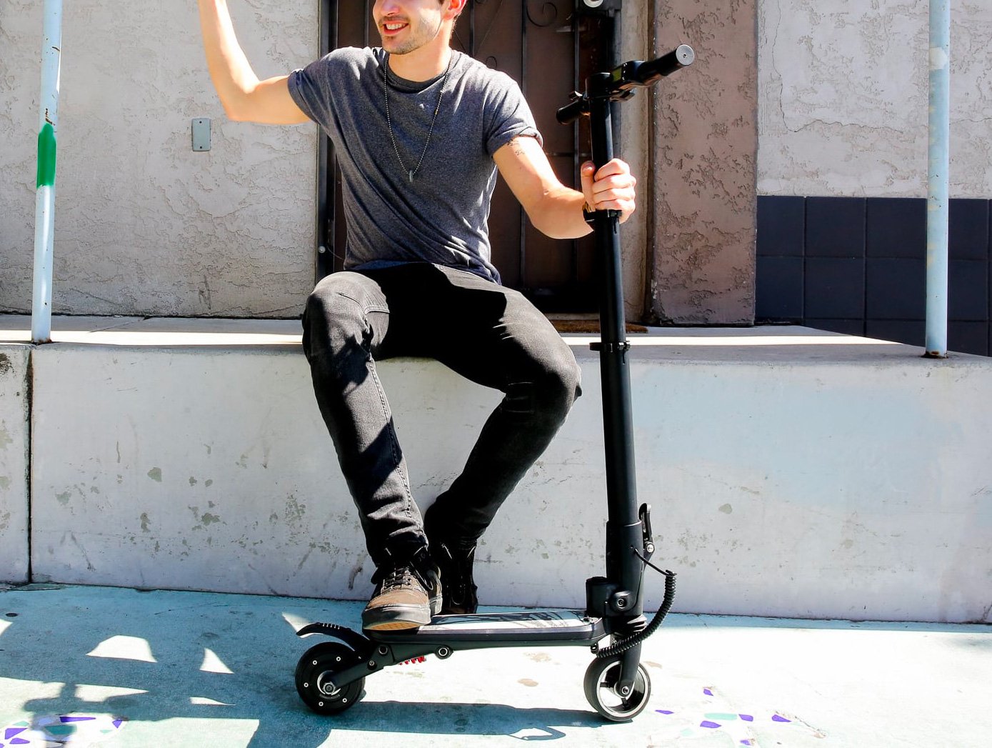 Glide Silently Through The City on the Packable MiniFalcon E-Scooter