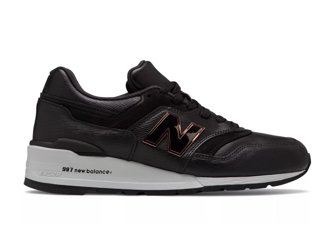 New Balance Drops Black Leather Luxe 997