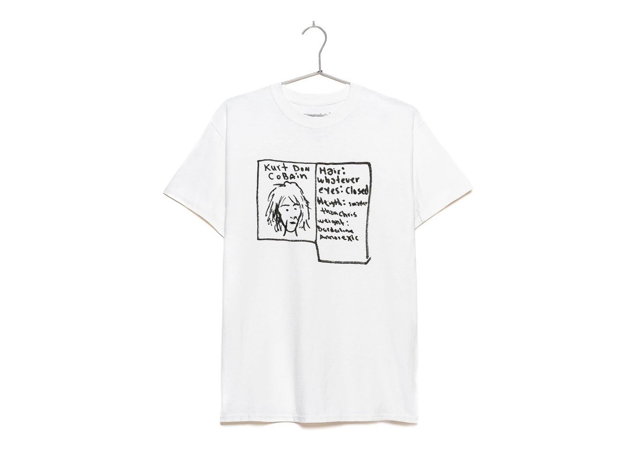 Original Kurt Cobain Art You Can Wear