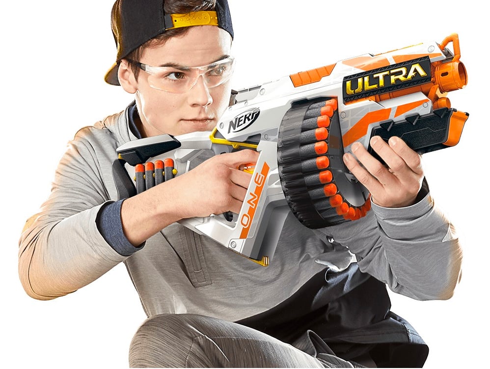 Safety Glasses Required: NERF Ultra One Motorized Blaster