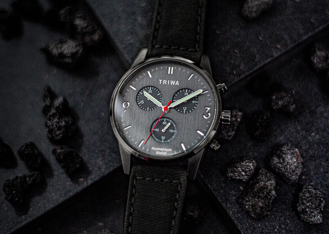 TRIWA X Humanium Watches are Made from Melted Down Guns