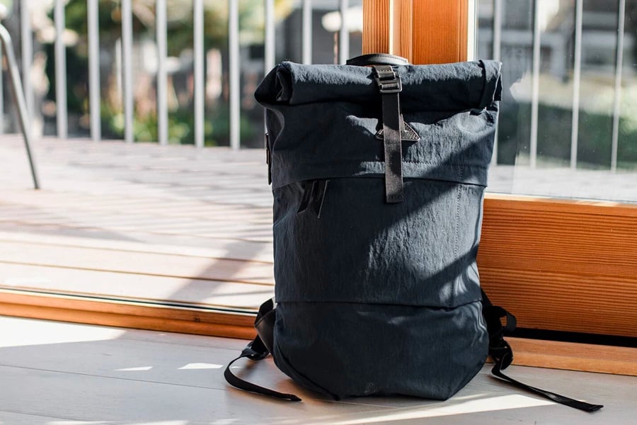 The Koru Rucksack is a Lightweight Canvas Carryall