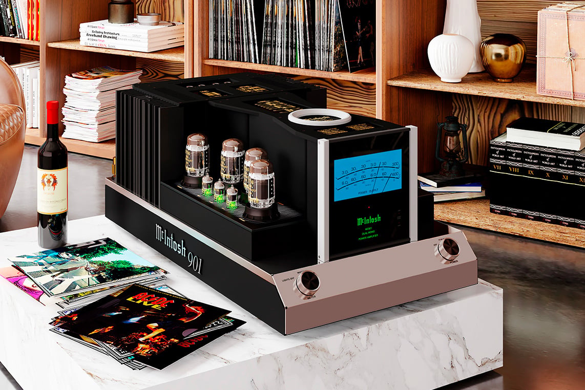 The McIntosh MC901 Dual Mono Amplifier Makes Big Sound & a Bold Statement