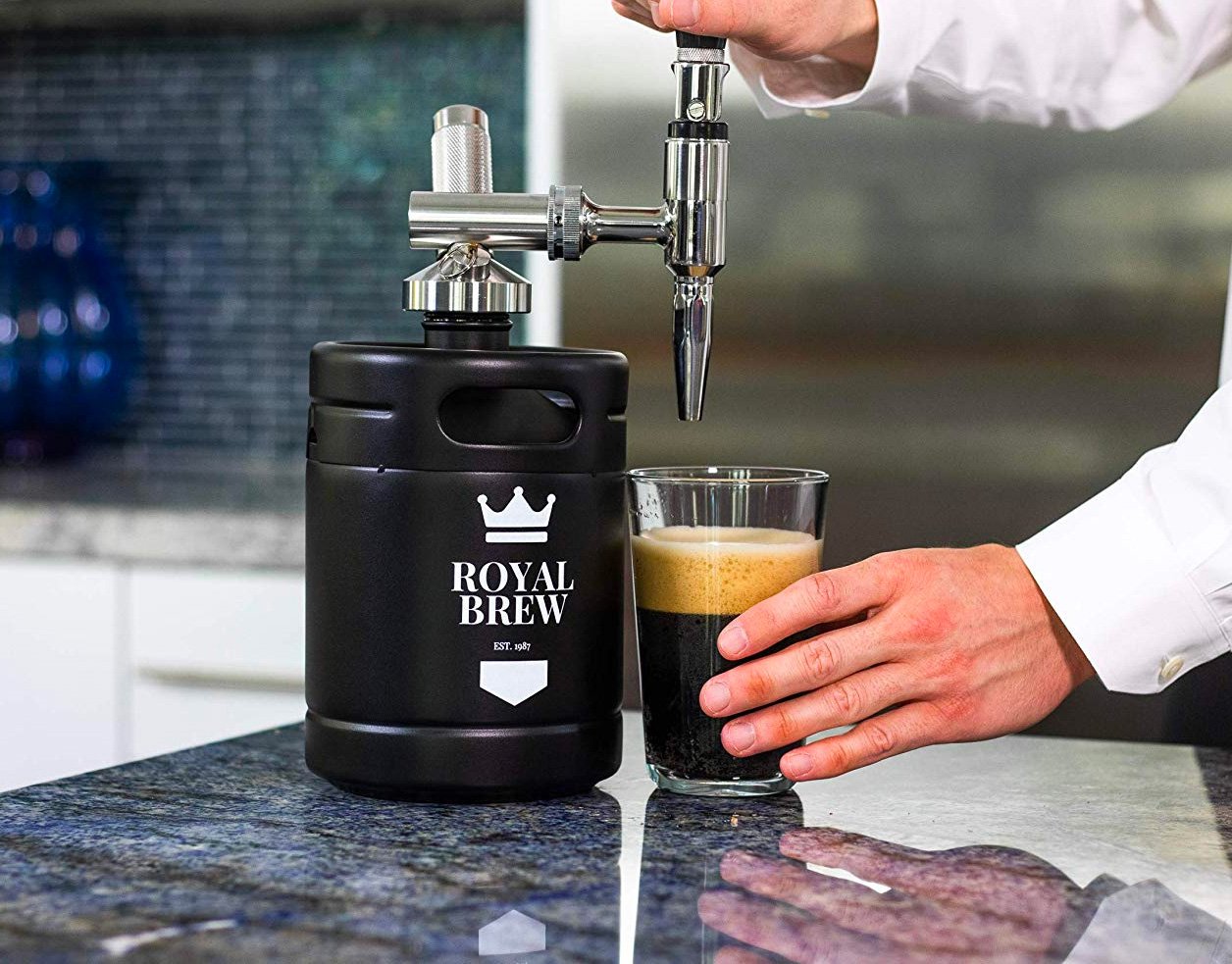 Tap a Caffeinated Keg with Royal Brew's Nitro Cold Brew Coffee System