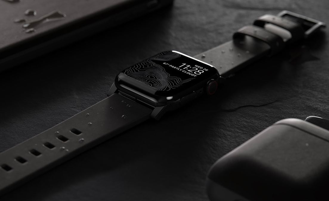 Upgrade Your Apple Watch with Nomad’s Waterproof Leather Strap