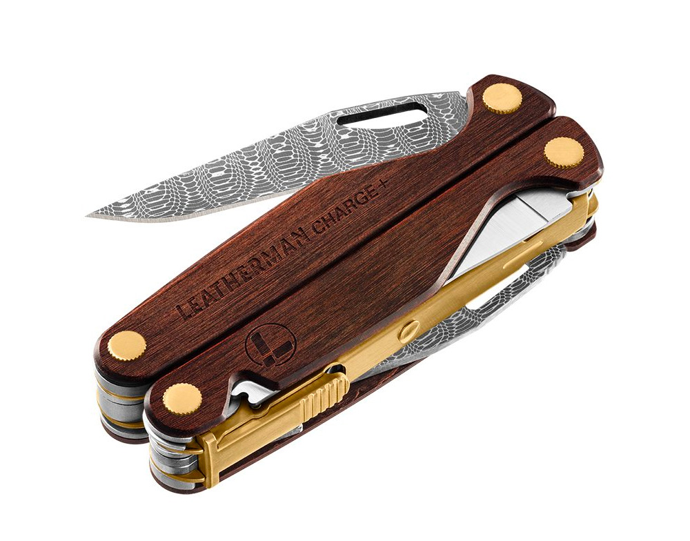 Leatherman Brings Damascus Steel to Its Charge+ Multitool