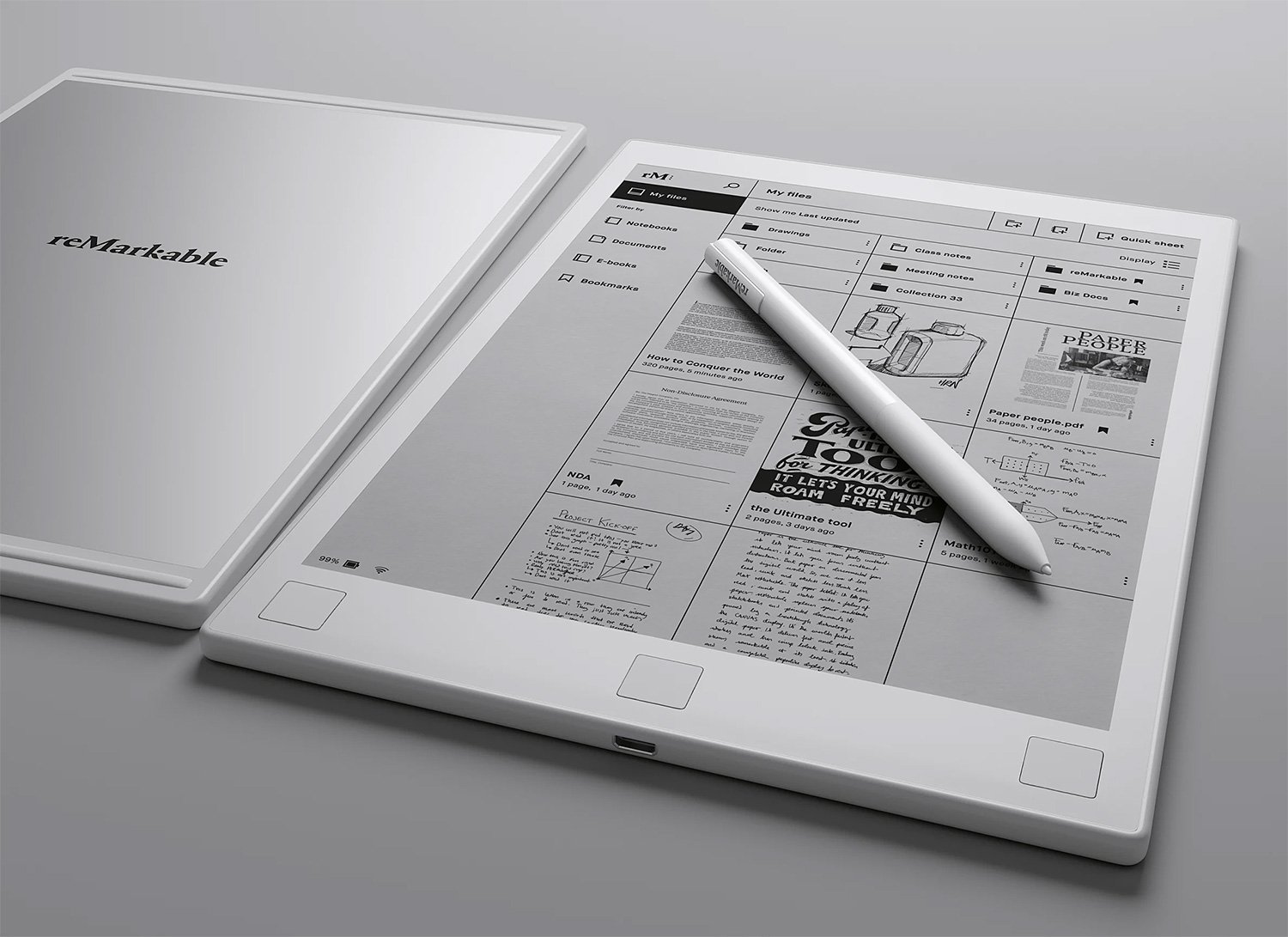 This E-Paper Notepad is reMarkable