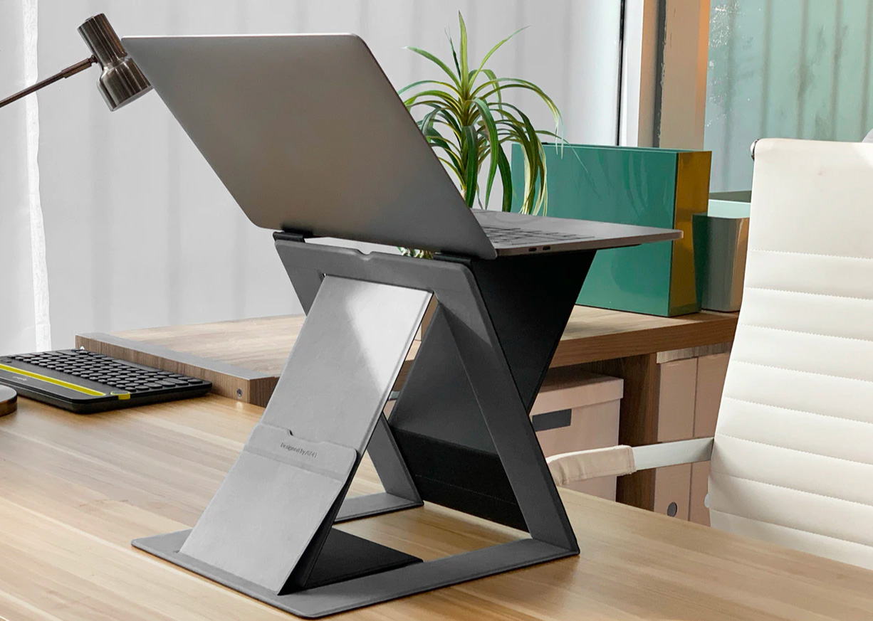 This Sit-Stand Desk is So Thin it’s Almost Invisible