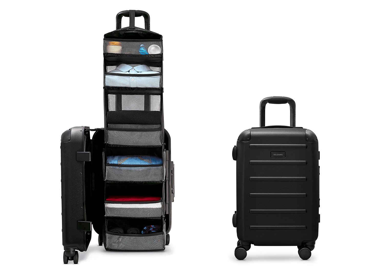 Solgaard’s Carry-On Closet Eliminates Unpacking & Ocean Plastic Too