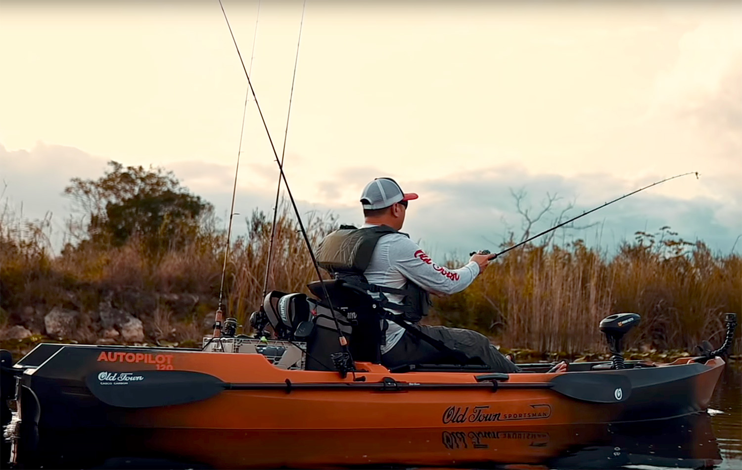 This Fishing Kayak Lets You Drive with One Hand & Cast with the Other