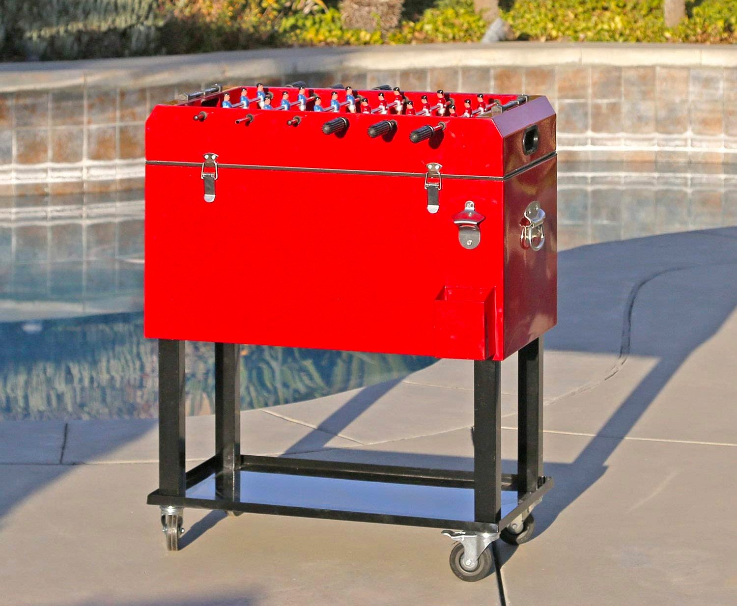 This Foosball Cooler Cart is Pretty Clevr