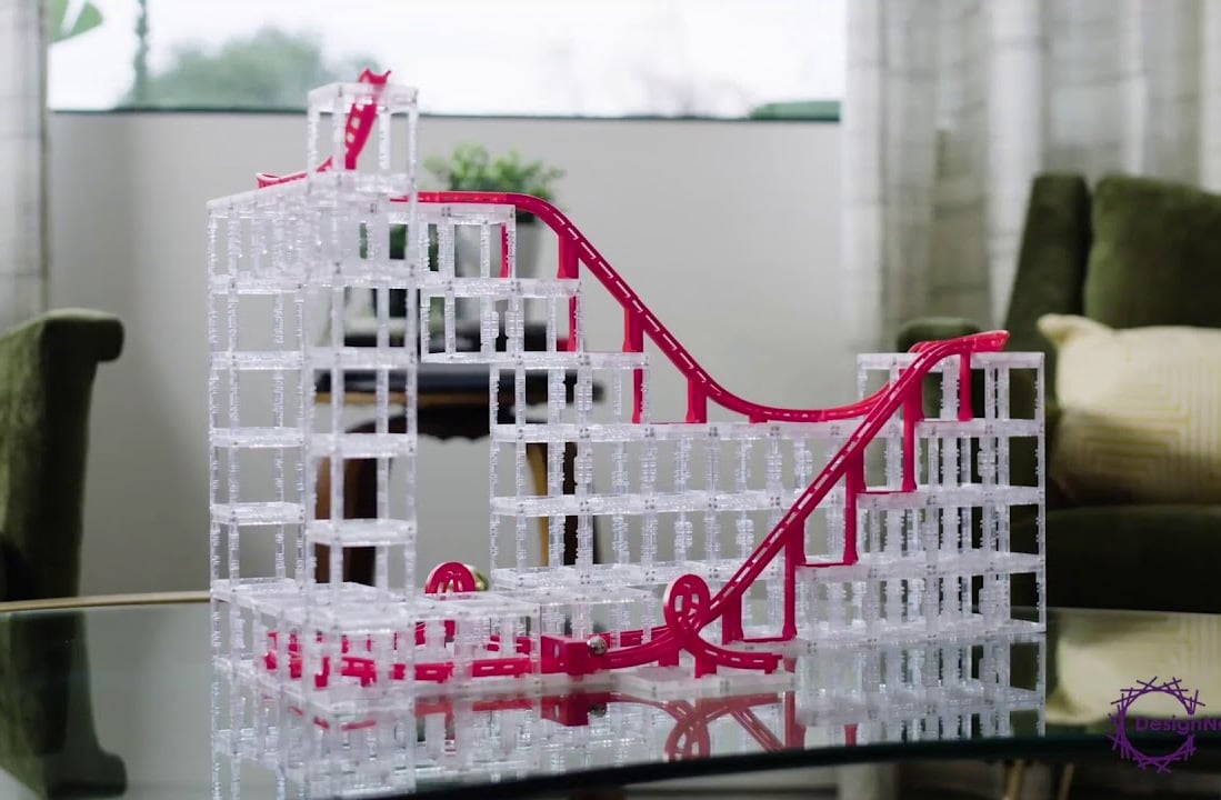 Build a Radical Rollercoaster on Your Coffee Table with MagnetCubes