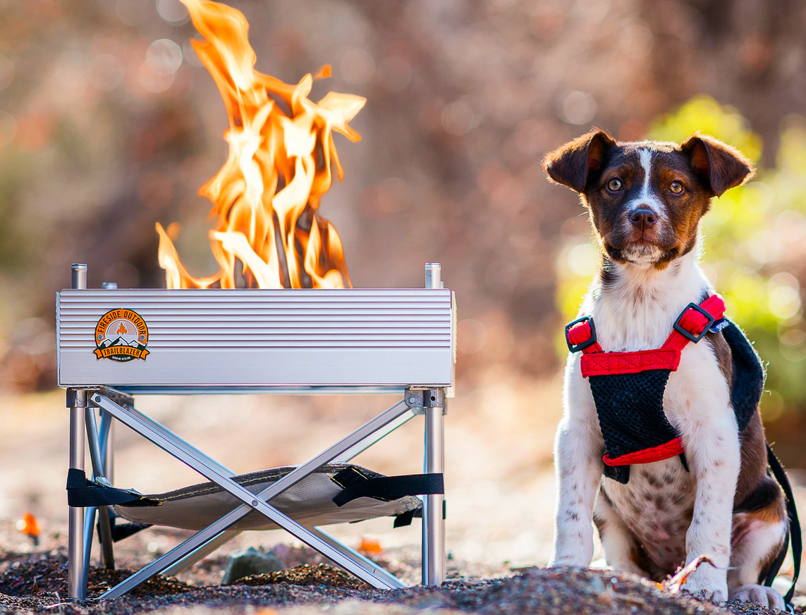 Leave No Trace with the Trailblazer Pop-Up Firepit