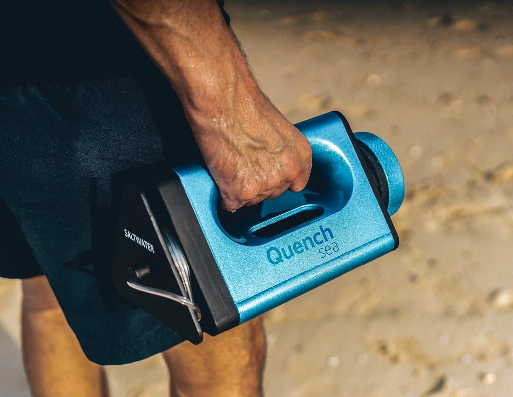 The QuenchSea Desalinator Makes Seawater Drinkable