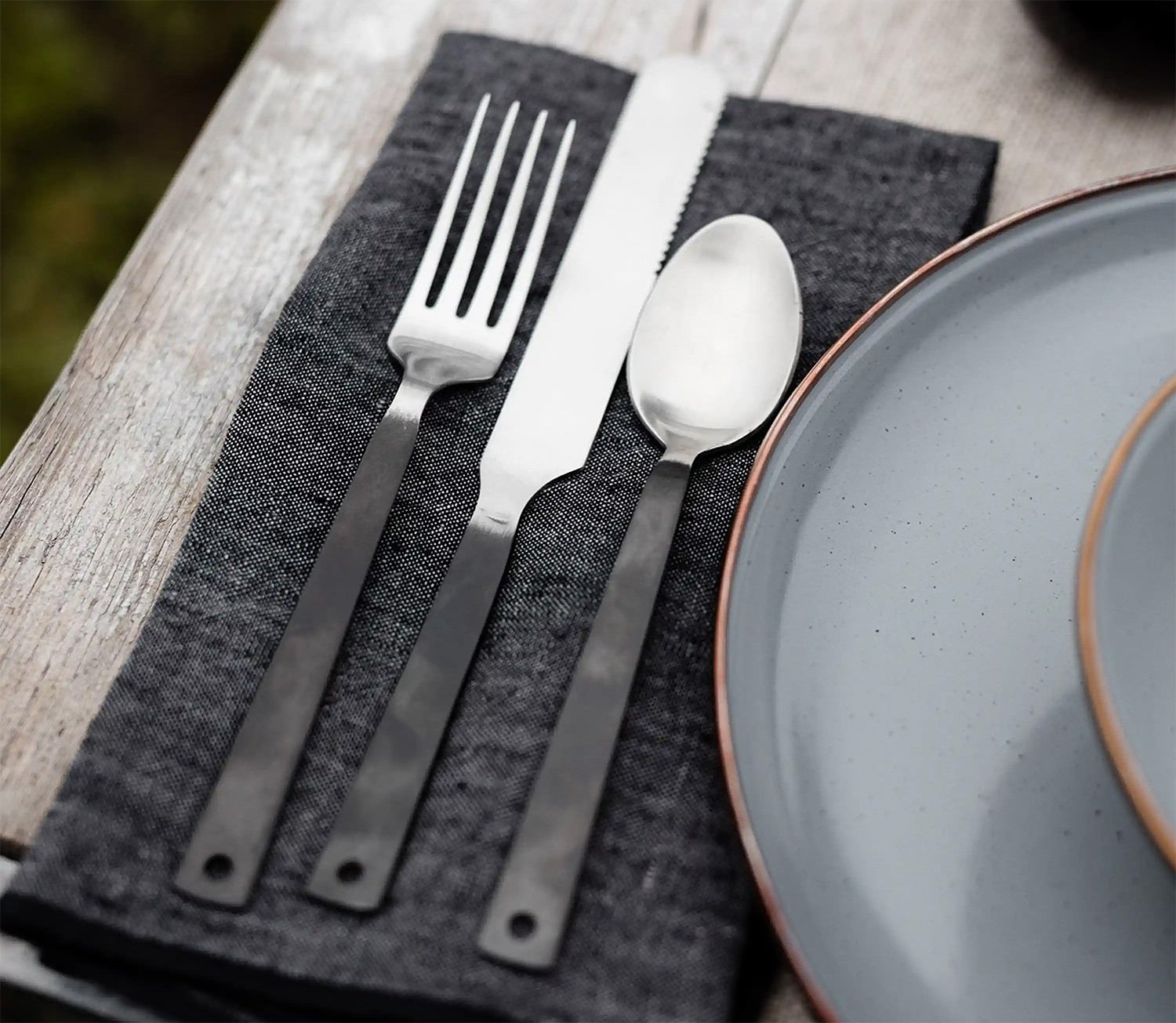 Eat Right At Home Or Away with Barebones’ Flatware Set