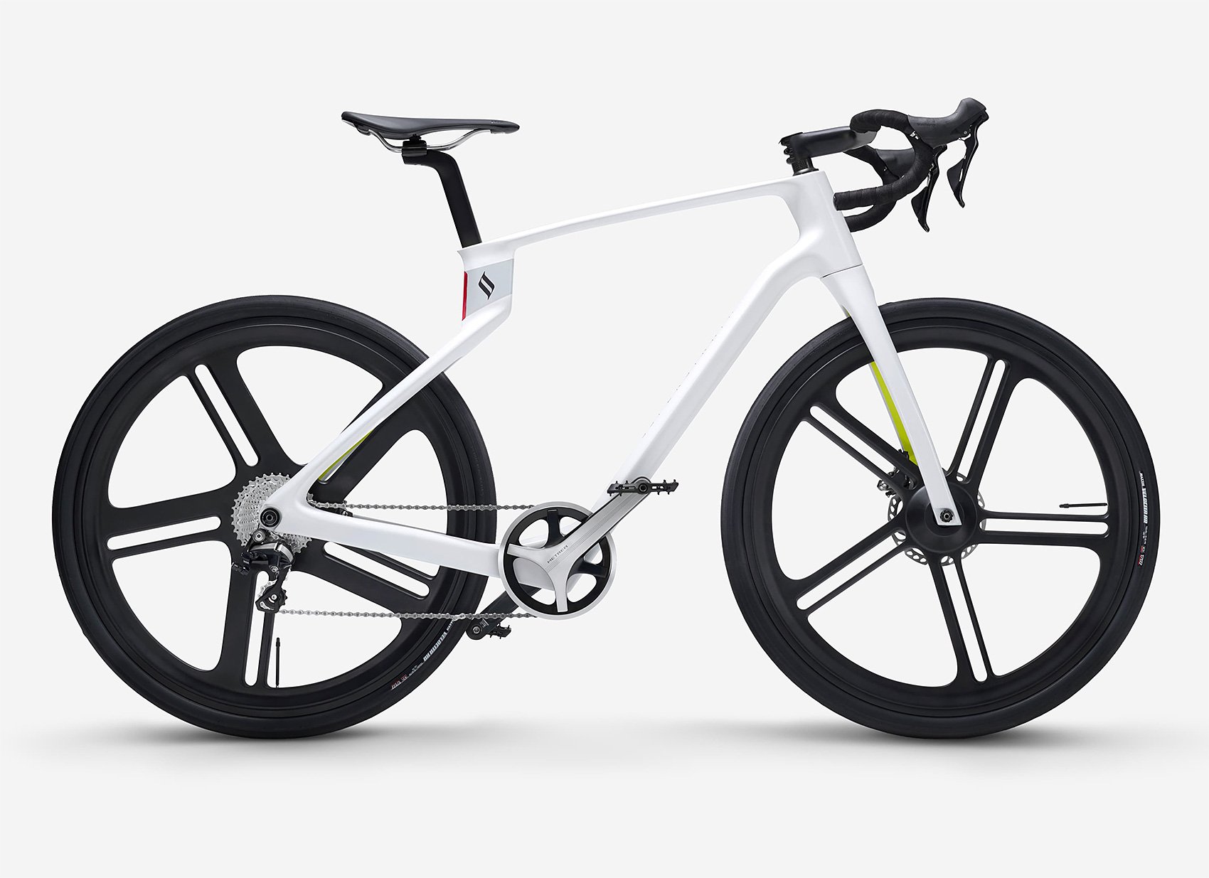 The SuperStrata is a 3-D Printed Unibody Carbon Fiber Bike