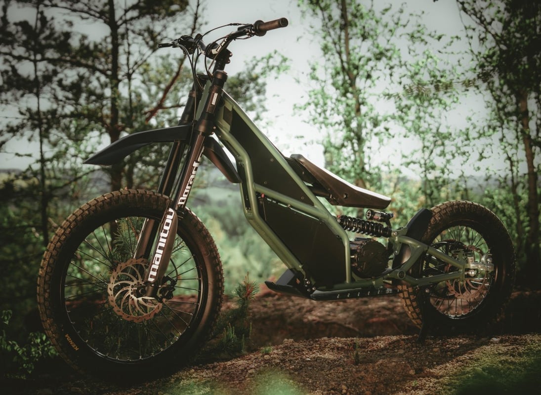 The Kuberg Ranger is a 50MPH Off-Road Electric Scooter