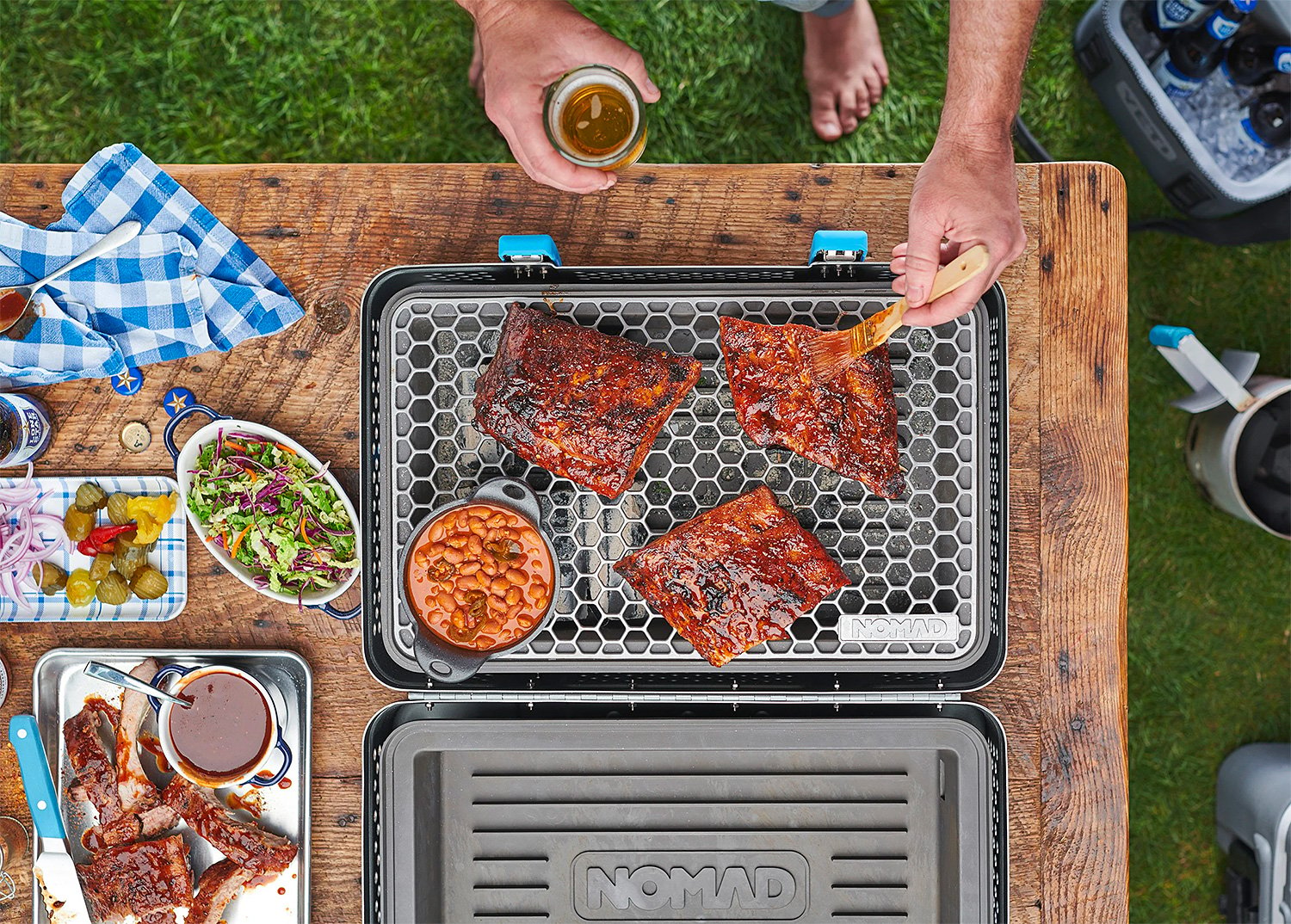 The NOMAD Grill & Smoker is Good To Go