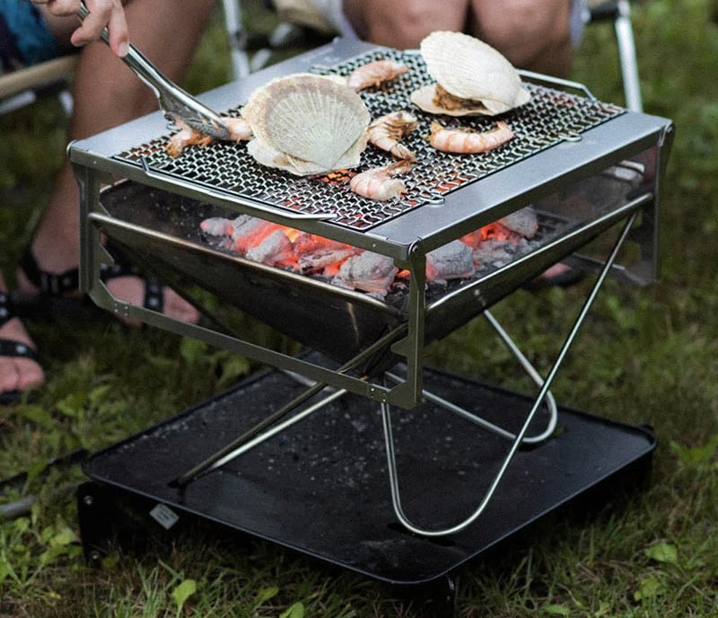 Light It Up & Chill with the Takibi Fire & Grill