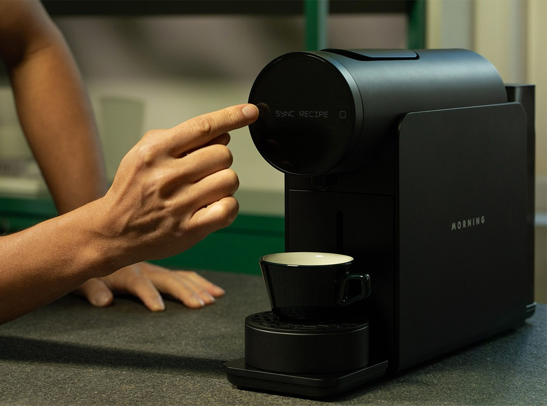 The Morning Machine Makes Barista-Quality Coffee with Capsules