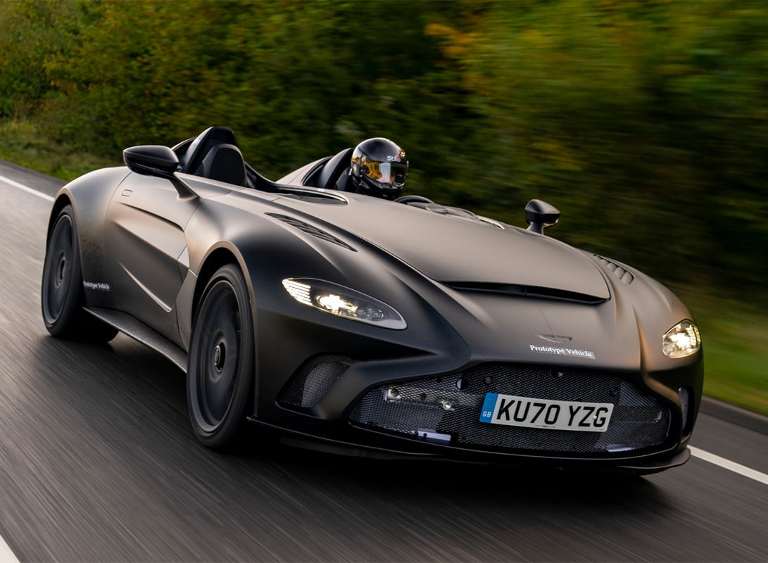 Early Images: Aston Martin V12 Speedster Races Toward Production