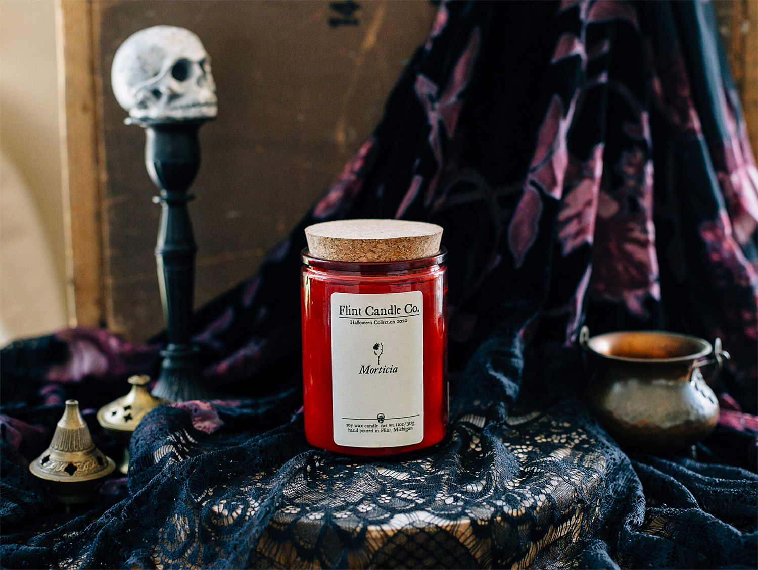 Set the Halloween Mood with Creepy Handmade Candles