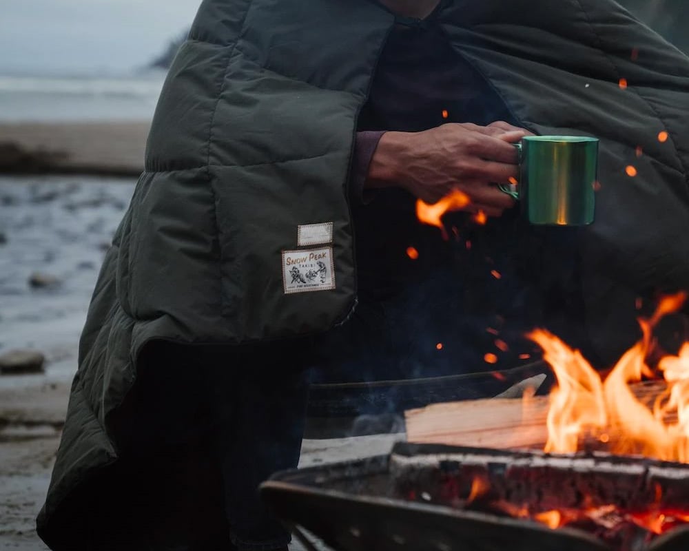 Snow Peak & Rumpl Create Fire-Resistant Camp Blanket Snow Peak & Rumpl Create Fire-Resistant Camp Blanket at werd.com