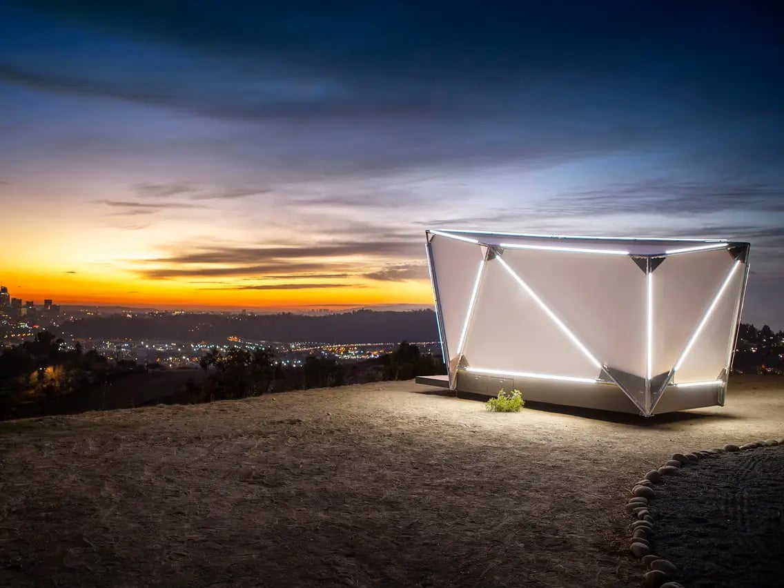 Launch Your Own Escape Pod with the Jupe Flat Pack Shelter Launch Your Own Escape Pod with the Jupe Flat Pack Shelter at werd.com