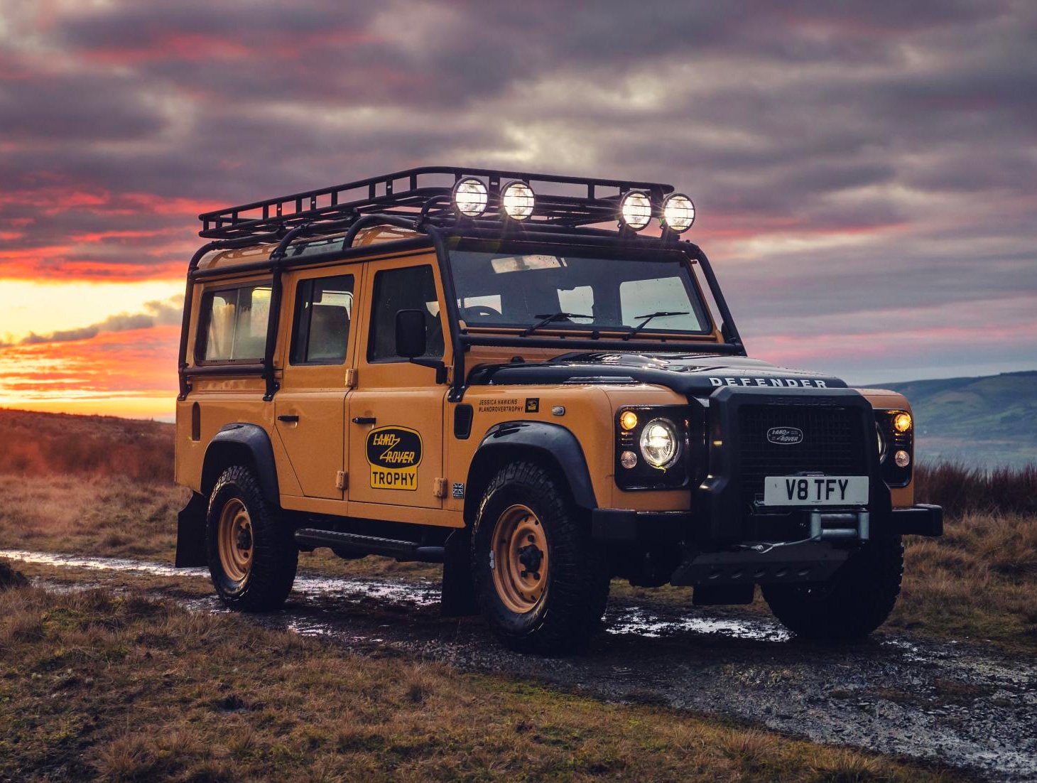 Land Rover Unveils Limited Defender Works V8 Trophy