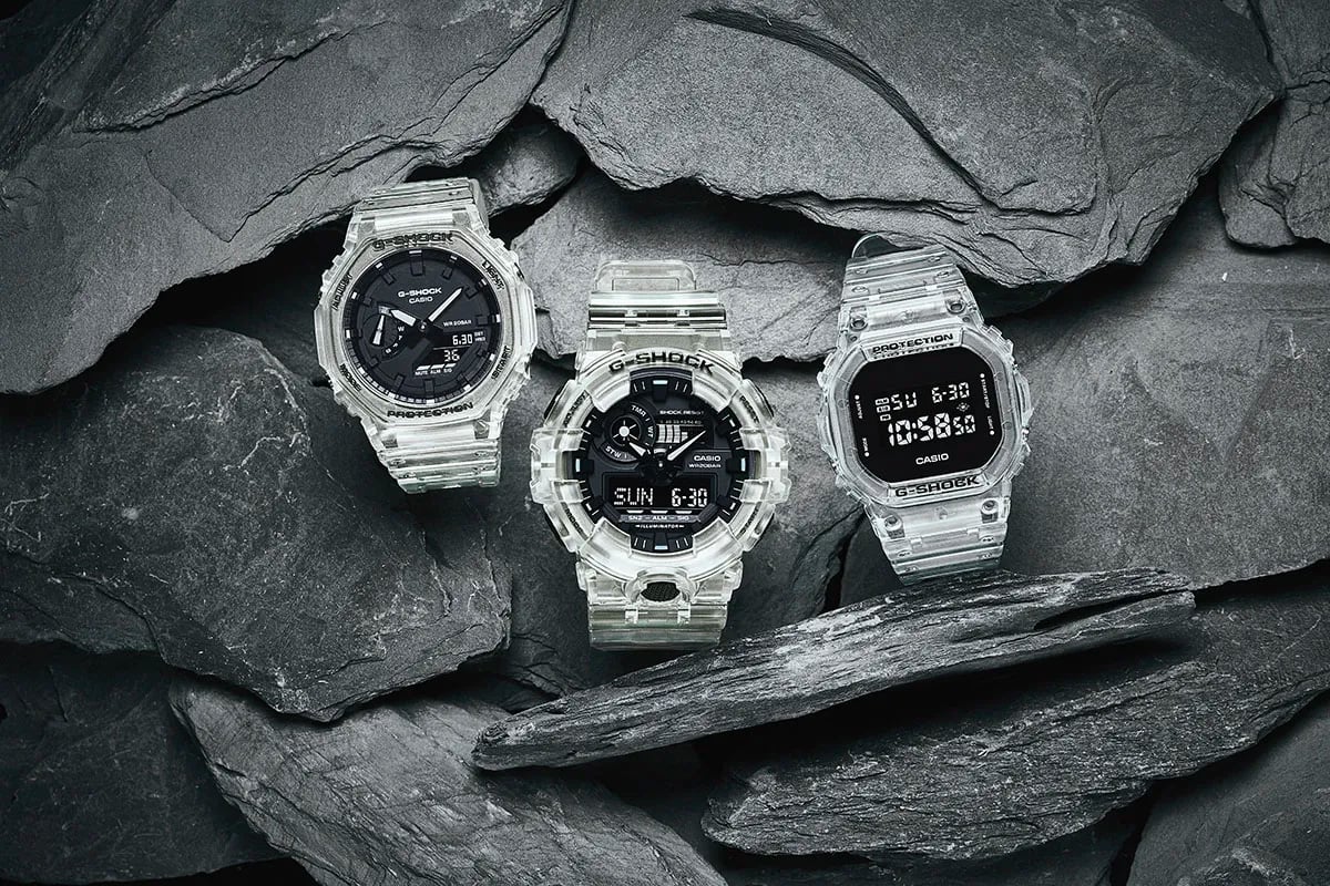 Casio Makes a Clear Case for Its Most Iconic G-Shocks