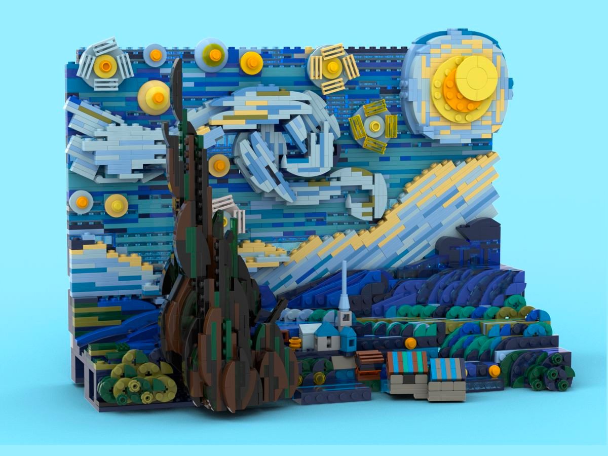 Lego Celebrates Van Gogh with Starry Night Set