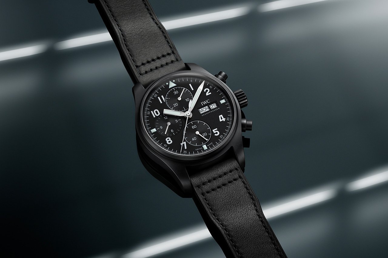 IWC Re-Created Its Classic 3705 Pilot’s Watch in Black Ceratanium