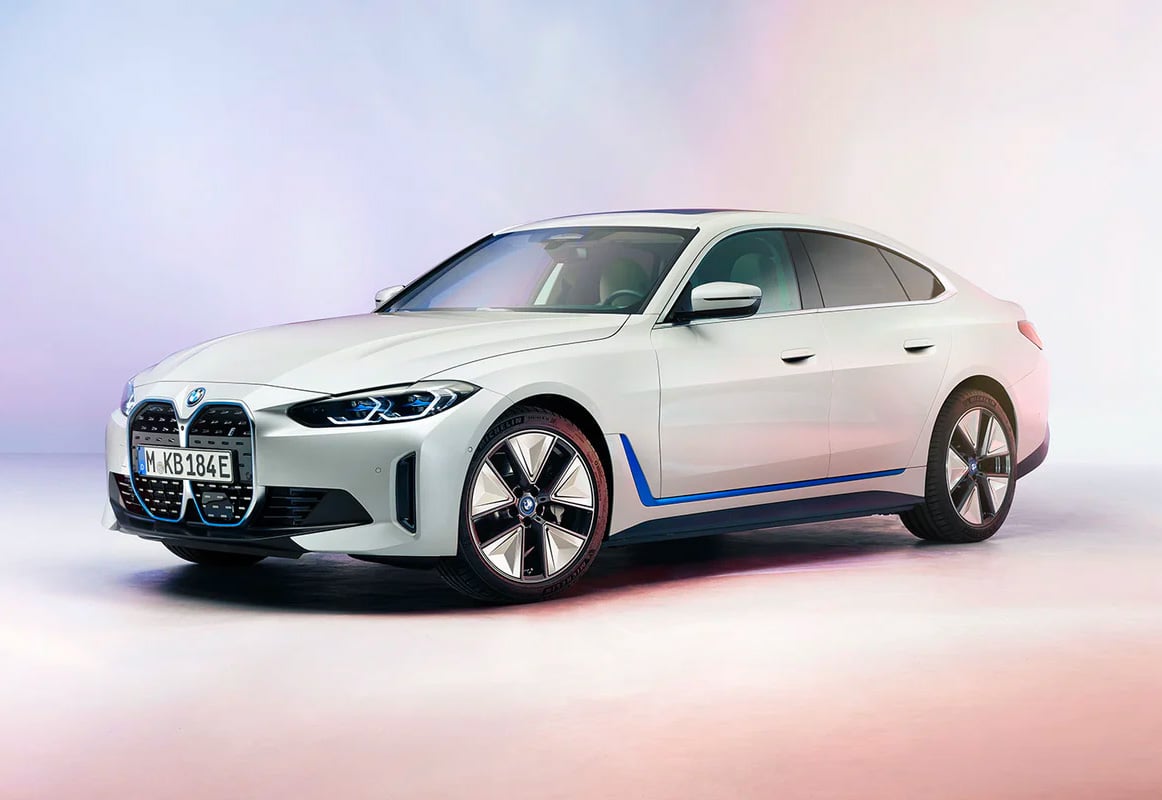 BMW Introduces 530-HP i4 Electric Sedan