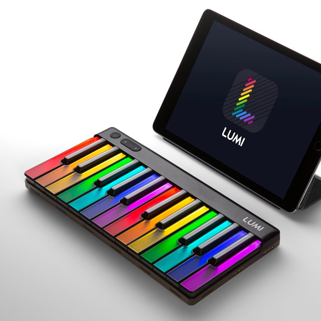 LUMI Keys is an Illuminated, Portable Piano