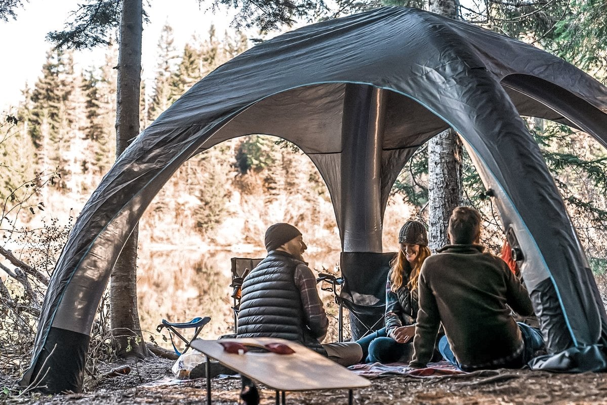 Retreat from Summer Sun with the Inflatable Aeri Sun Shade