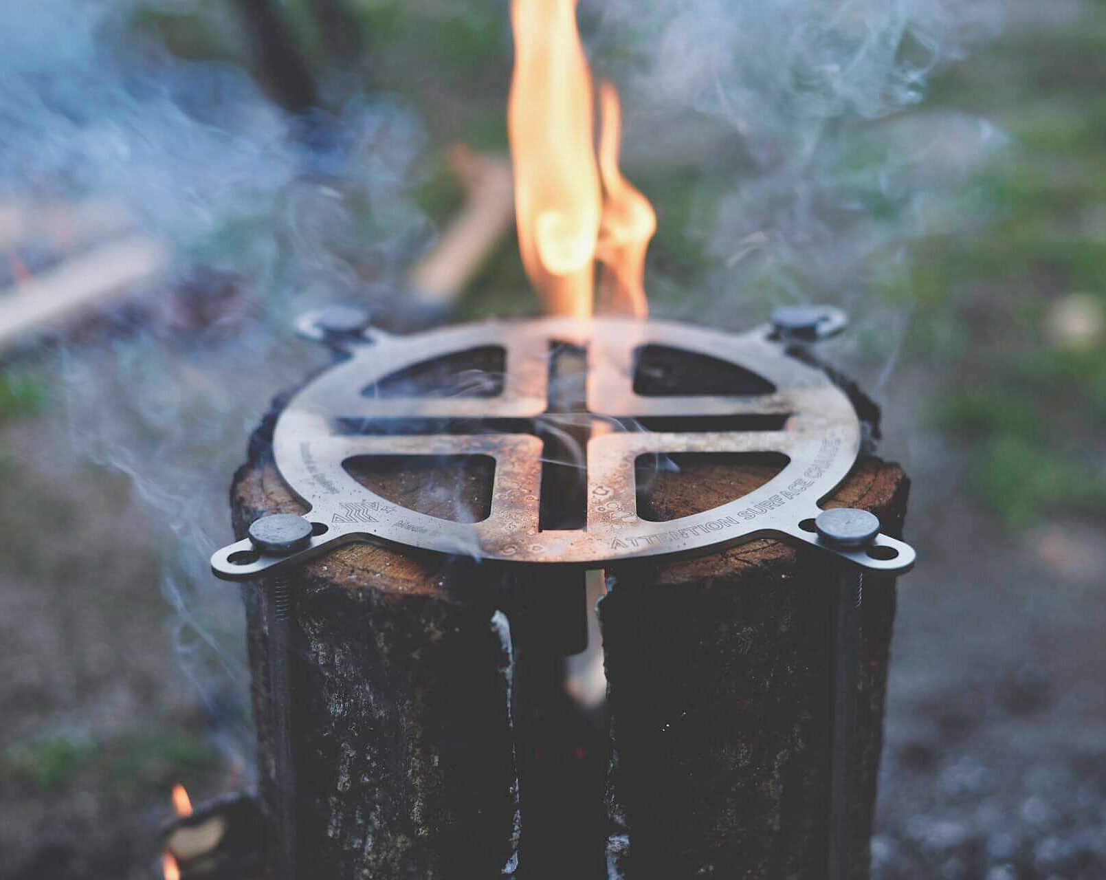 With this Campstove, Four Logs is All You Need to Get Cooking