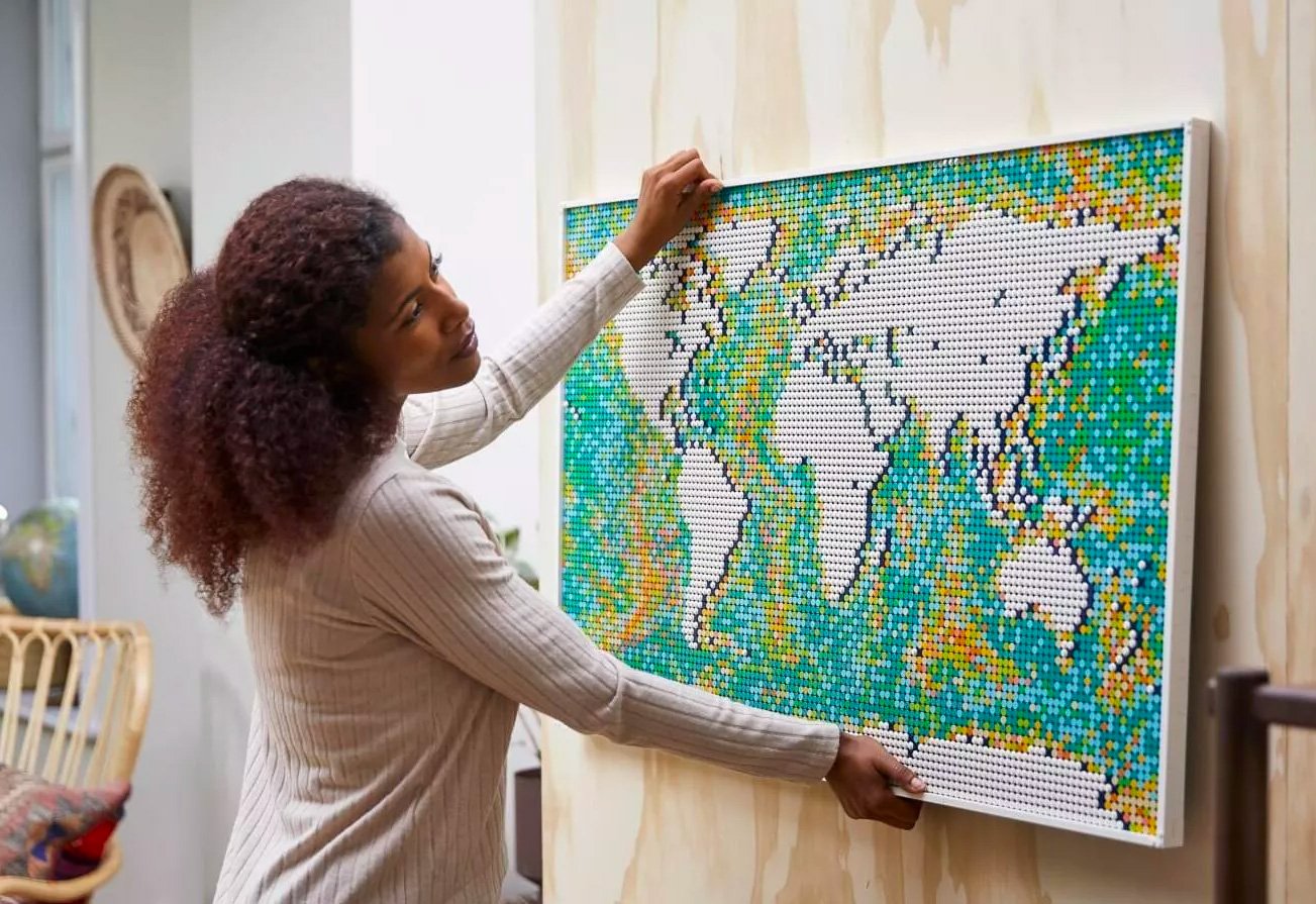 Largest LEGO Set Ever: The World Map