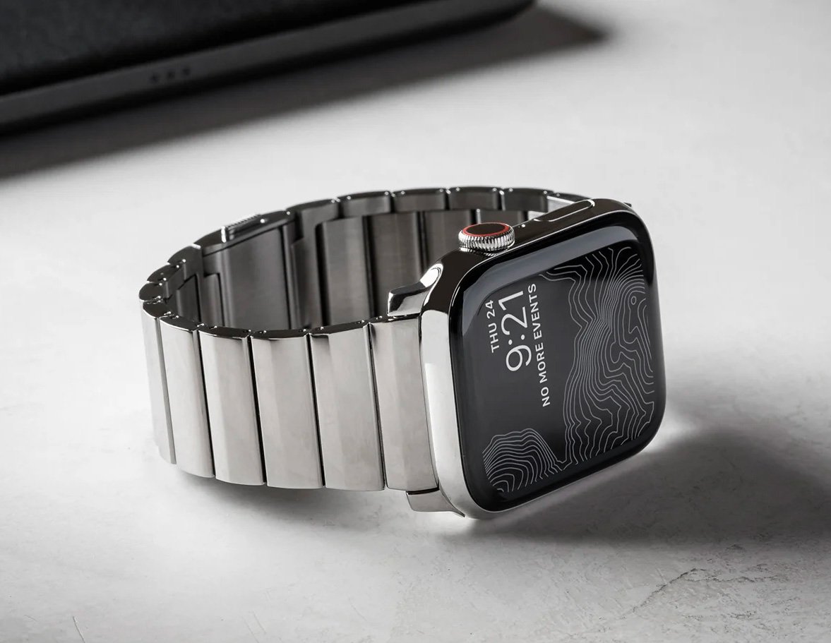 Freshen Up Your Apple Watch with Nomad’s Stainless & Titanium Bands