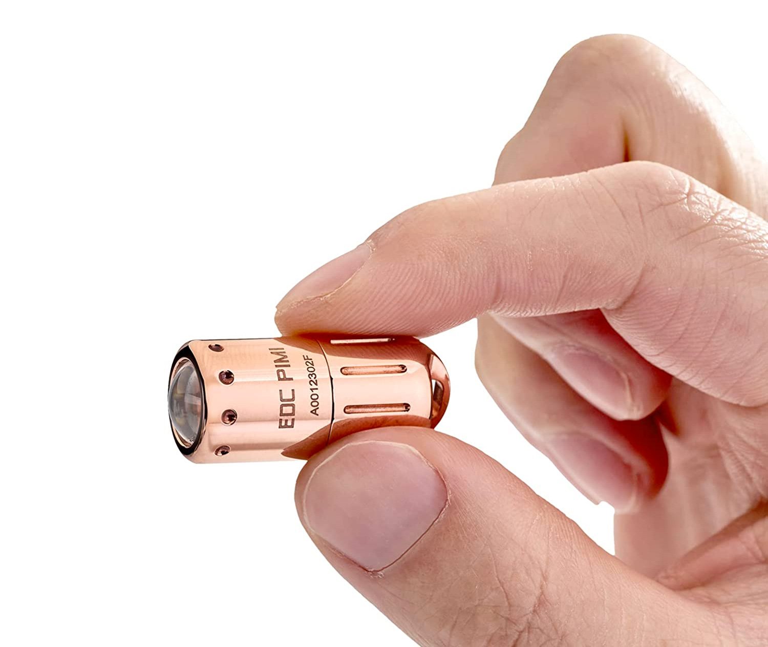 Now You Can See with this Copper Keychain Flashlight