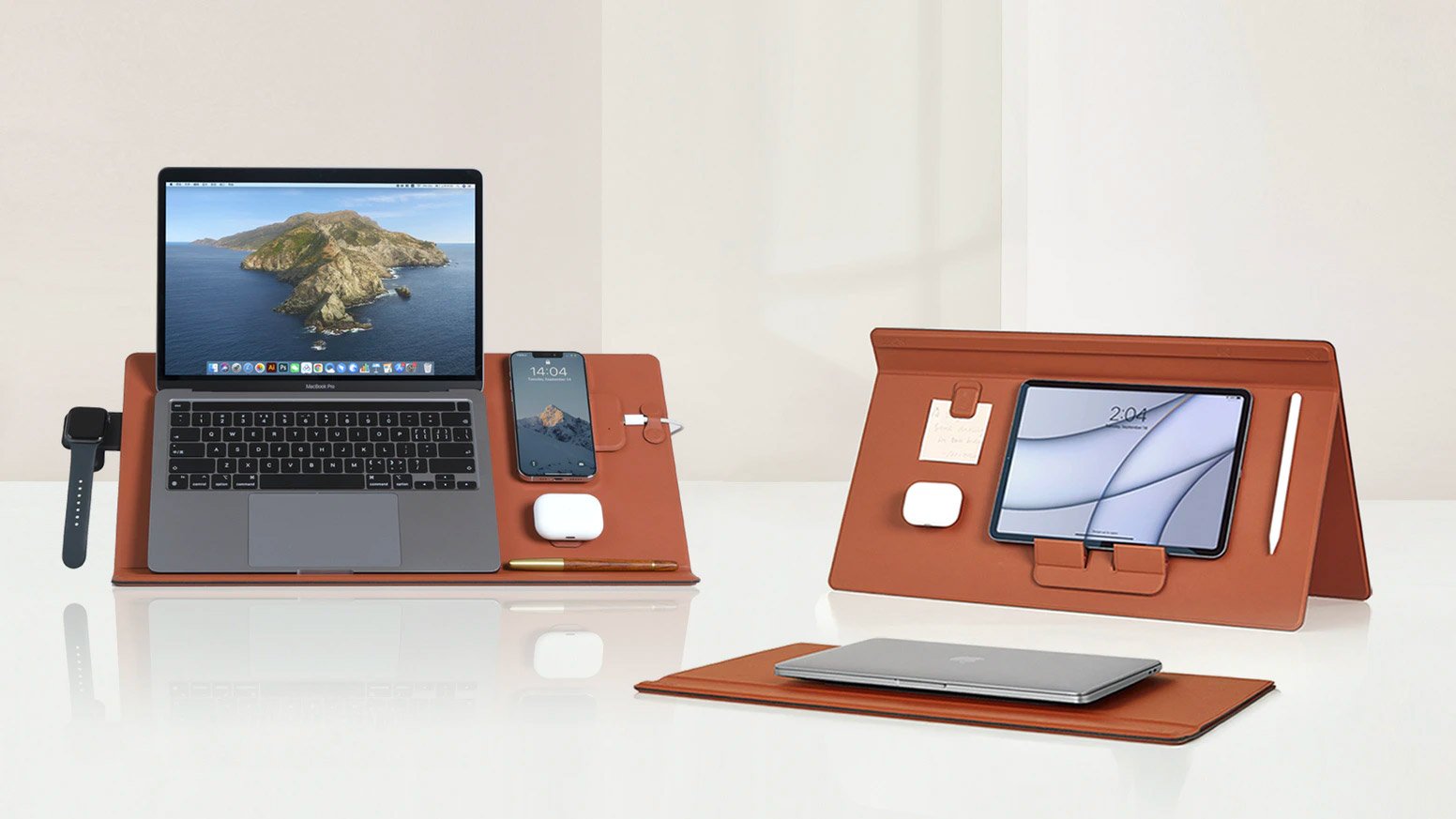 This Desk Mat Stands Up for All Your Devices