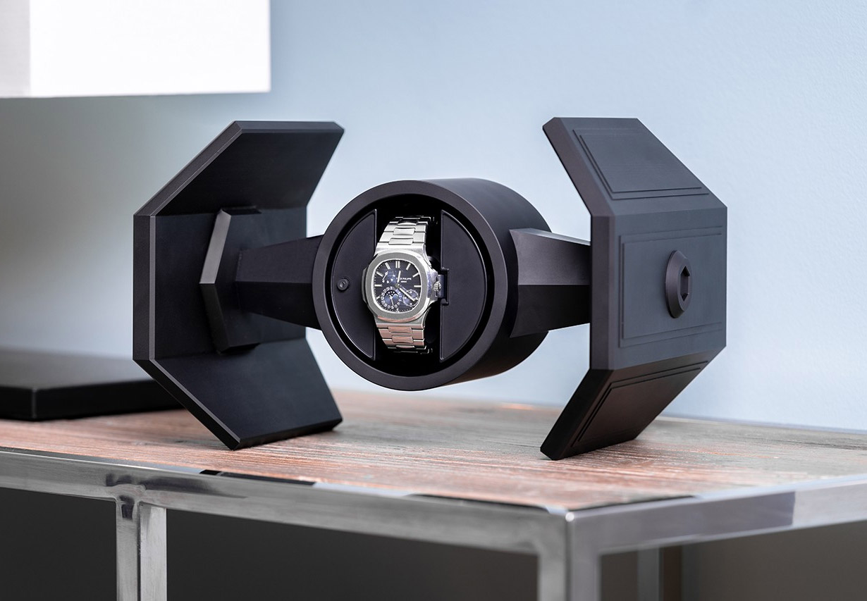 Let This Star Wars Tie Fighter Wind Your Watch