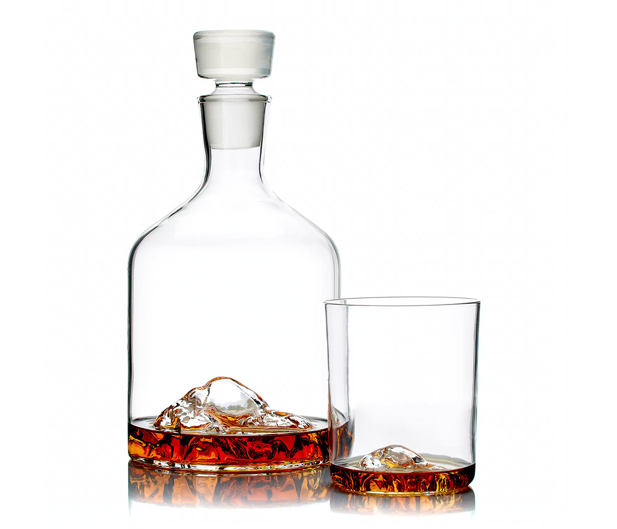 Sip it On the Rocks from Your Mountain Decanter