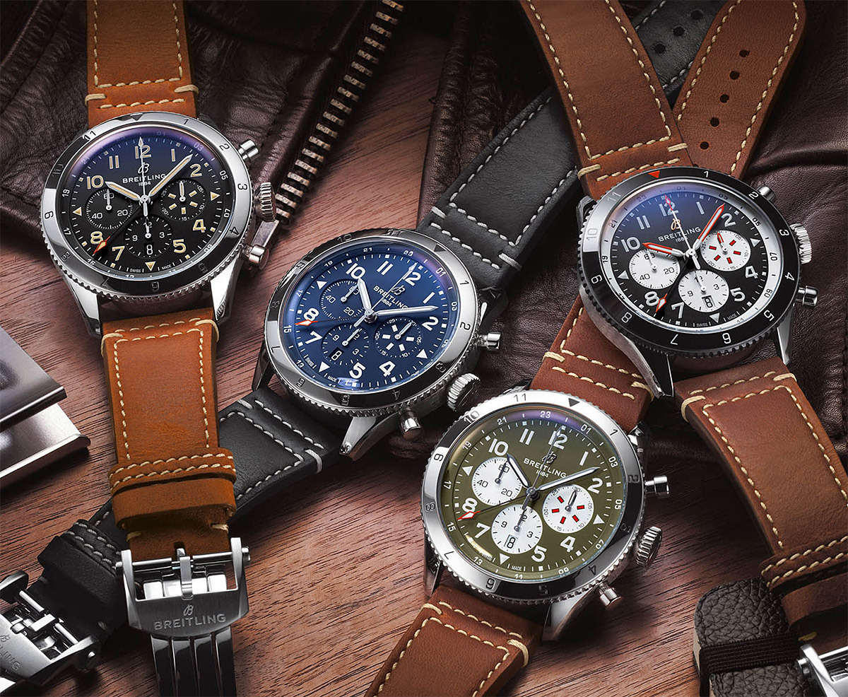 Breitling Honors Aviation with Super AVI Chrono Collection