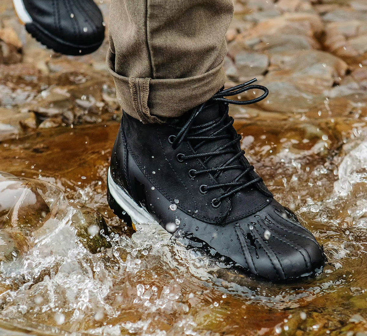 Stomp Through Winter in this Waterproof Duck Boot