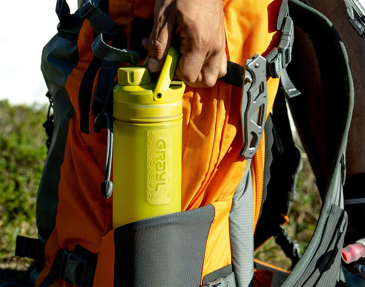 Grayl Ultrapress is a Water Bottle & Purifier In One