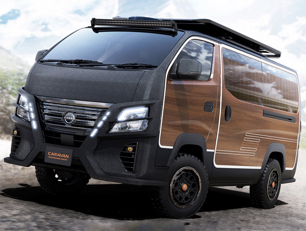 Nissan Teases Caravan Mountain Base Concept