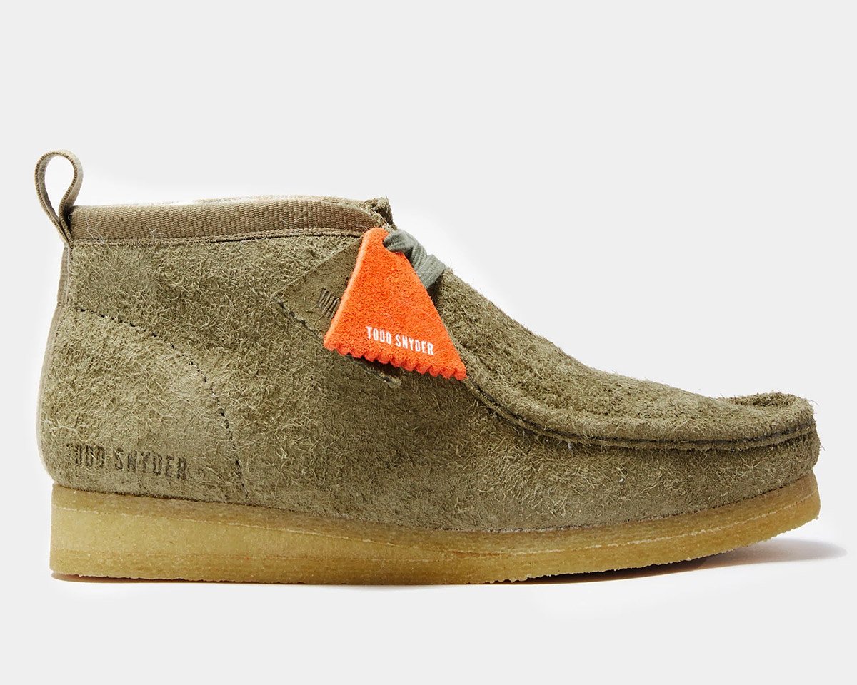 Todd Snyder x Clarks Shearling Wallabee