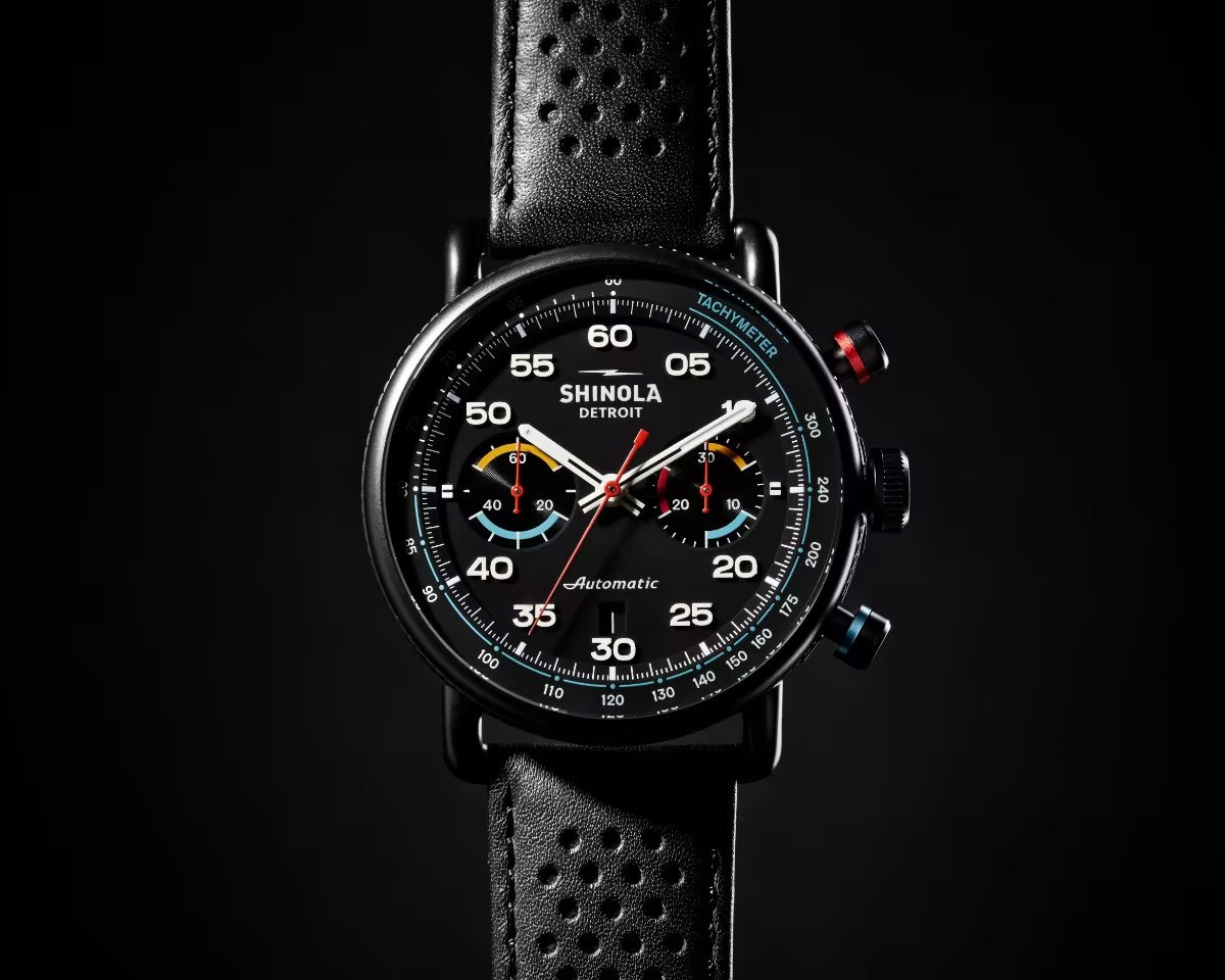 Shinola Revs Up Canfield Speedway Chronograph