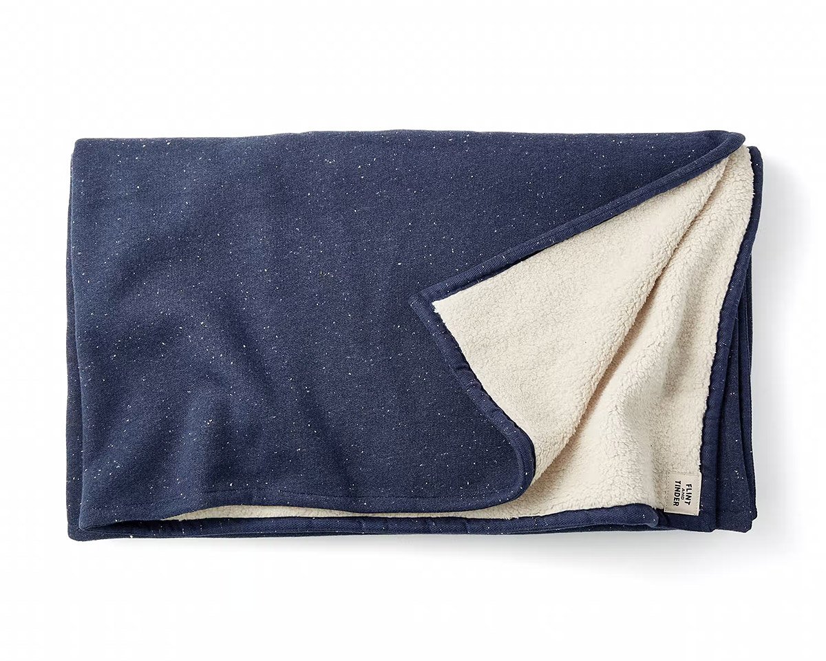 Totally Toasty: Flint & Tinder Sherpa Lined Blanket