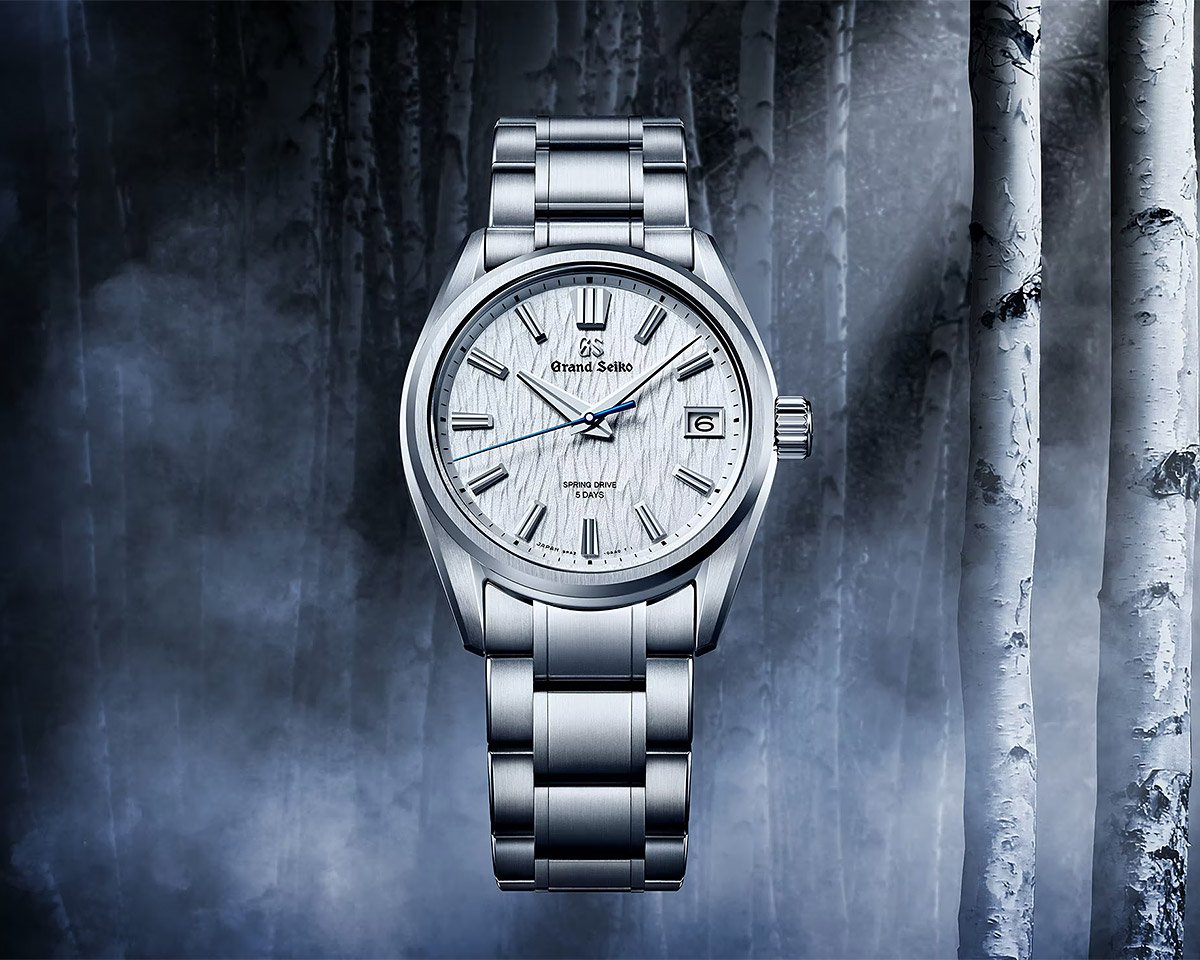 The Grand Seiko SLGA009 White Birch is a Sharp Winter Watch